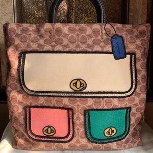 Coach Trompe L’oeil Rogue Tote 29